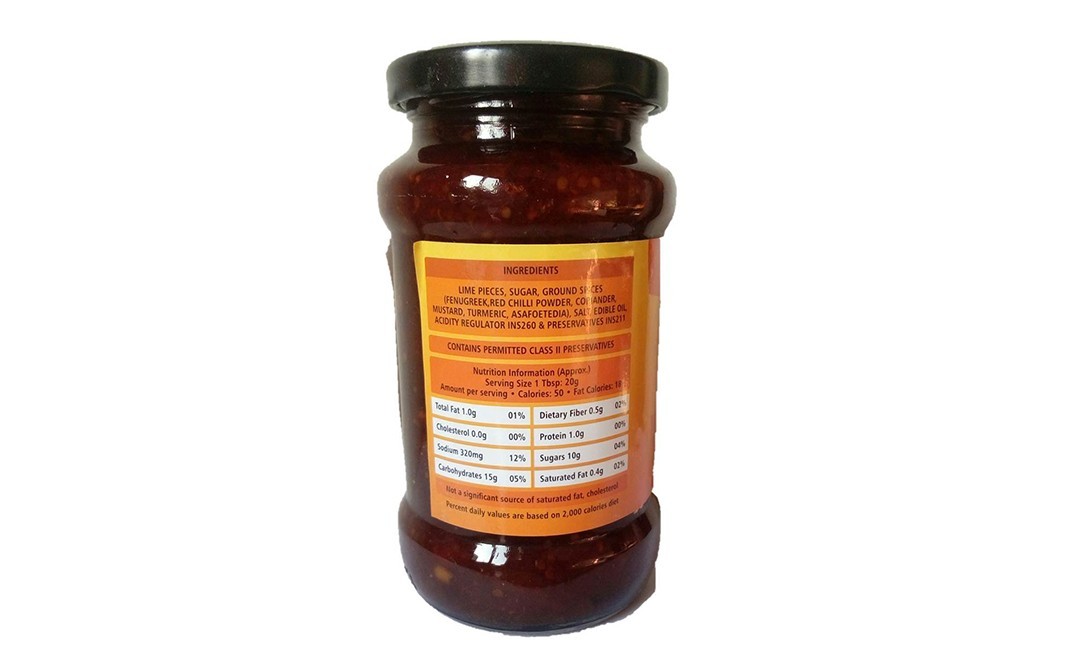 Mannat Pickle Sweet Lemon    Glass Jar  500 grams
